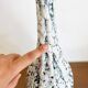 Vallauris blue and white ceramic soliflore vase signed Giraud - 636005