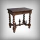 Small Oak Desk Table, Louis XIII Style – Mid-19th Century
