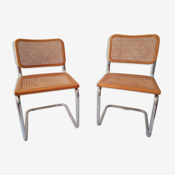 Paire de chaises Cesca B32 Marcel Breuer