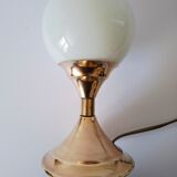 Vintage tulip base brass lamp