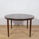 Mid-Century Round Rosewood Extendable Dining Table, Denmark, 1960s