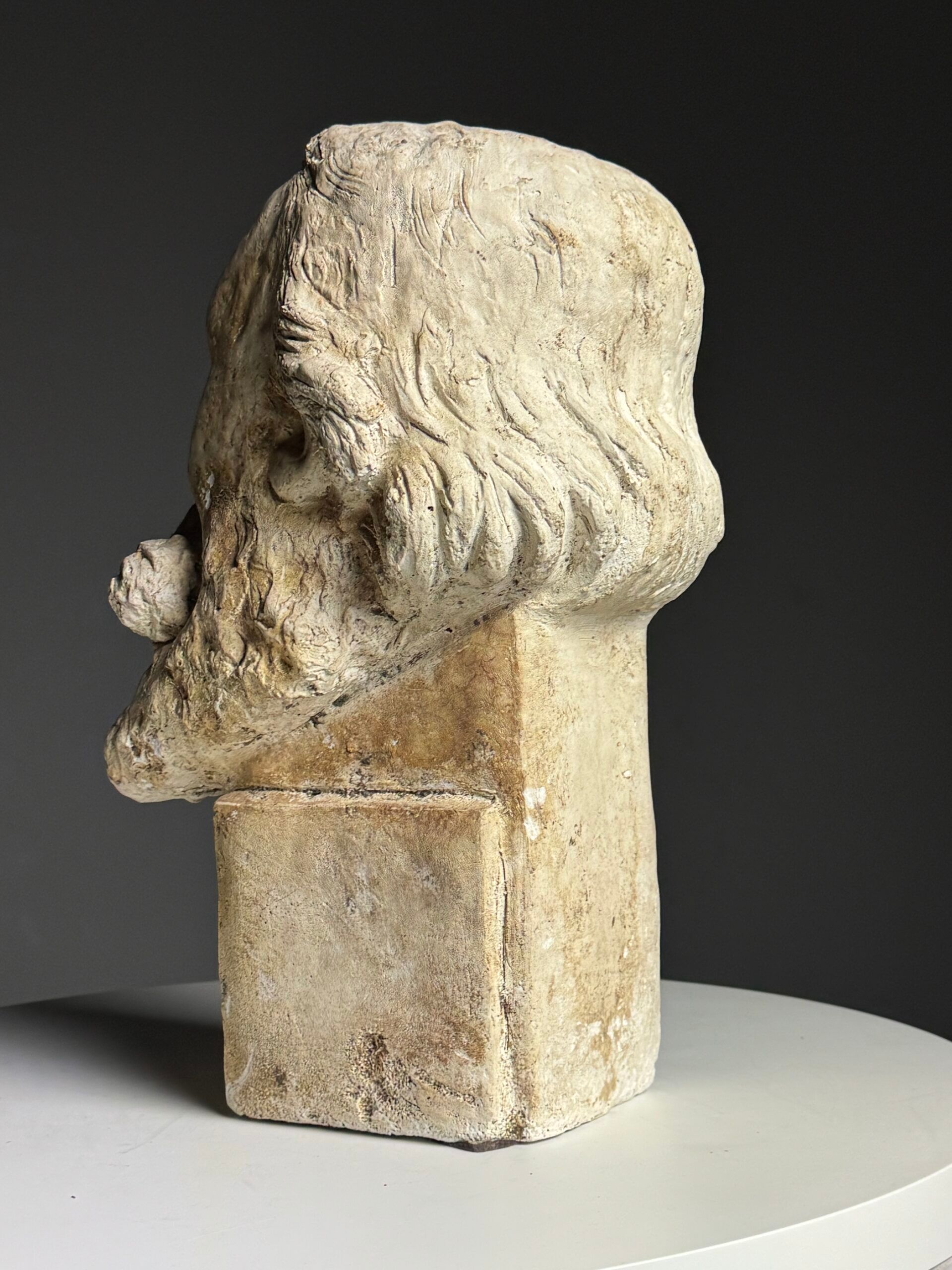Plaster bust classic head