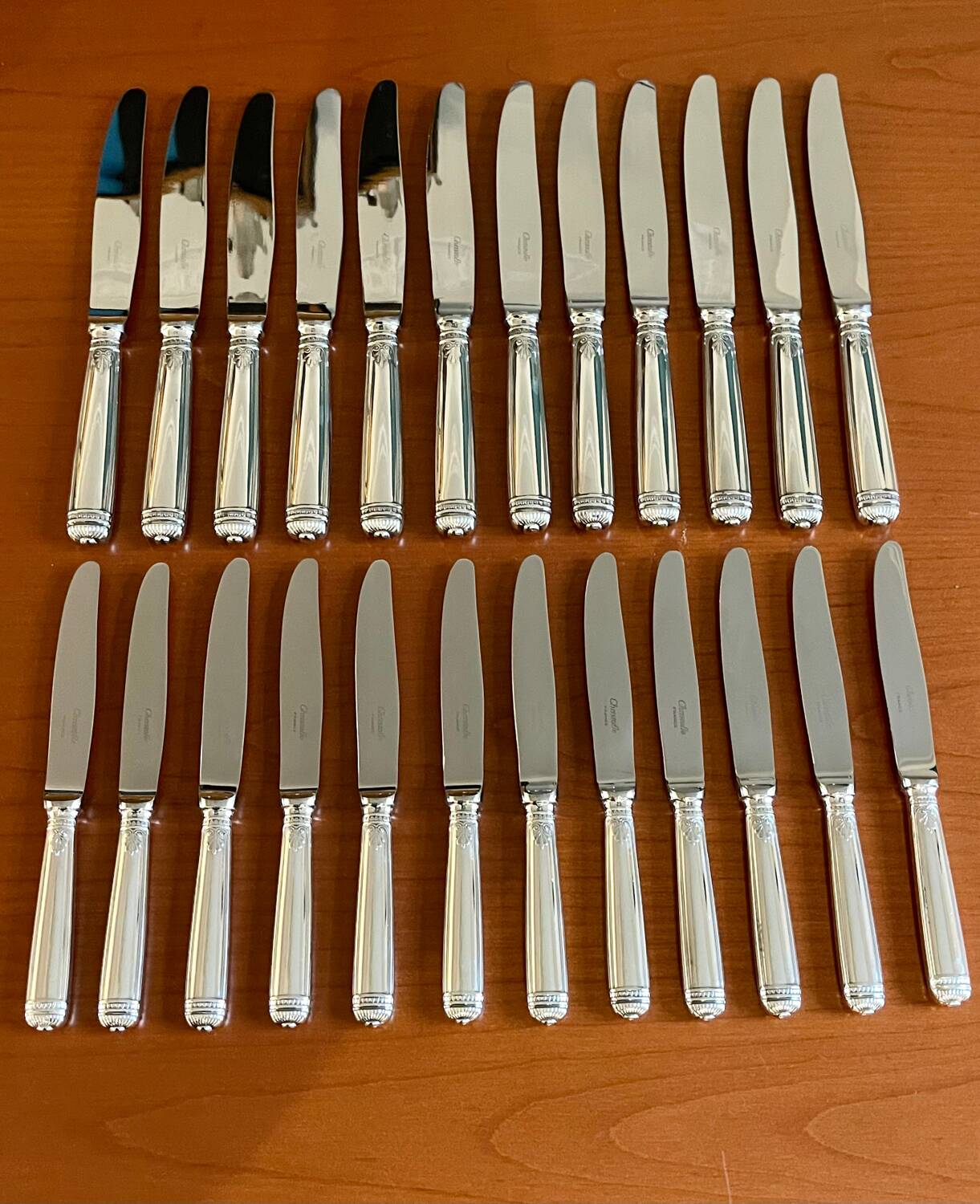 Christofle malmaison cutlery 88 pieces new condition