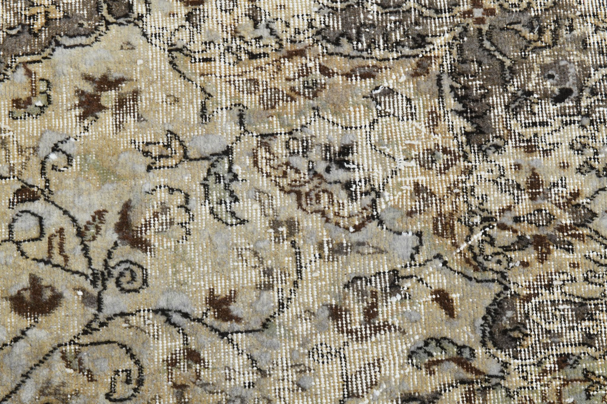 7x9 old antique anatolian turkish rug 289x206cm