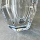 Hexagonal crystal vase by Daum France – 35 cm – Made in France