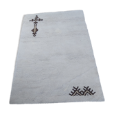 Hand-woven Berber wool rug - 180x124cm