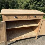 Parisian sideboard in raw wood