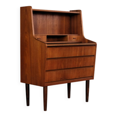 secrétaire vintage   teck   années 1960   danois