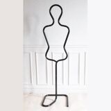 Valet de chambre - Tubular mannequin Black 80s