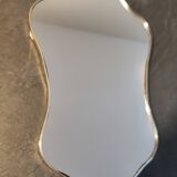 Asymmetrical free-form mirror vintage mirror