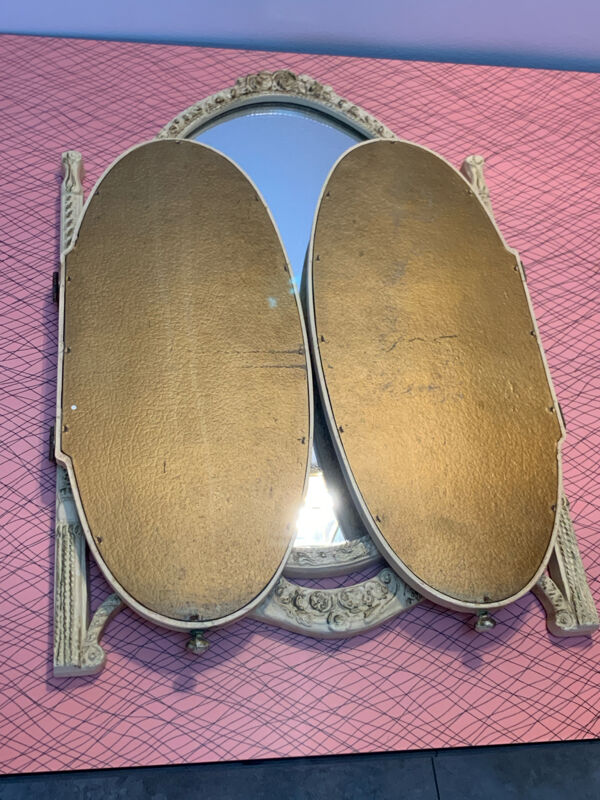 Miroir triptyque de coiffeuse