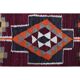 1970s Vintage Turkish Hand-Knotted Wool Cotton Purple Runner Rug 83x310