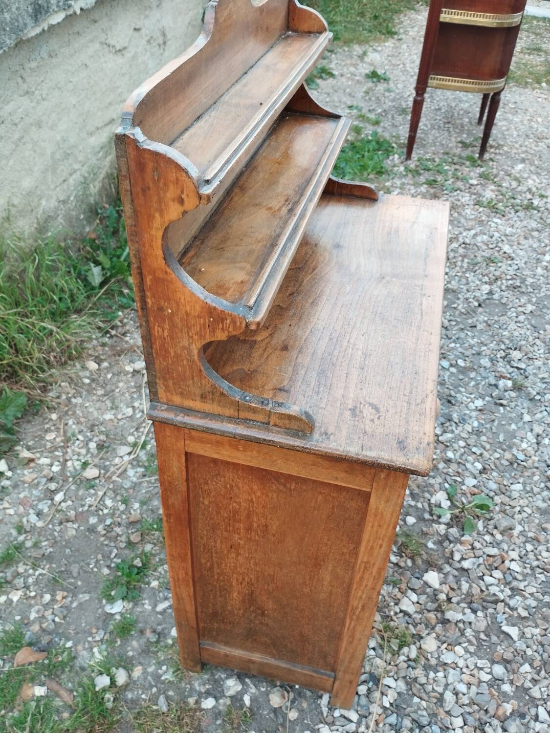Petit buffet meuble de cuisine d'appoint ancien vintage