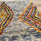 Tapis berbère coloré