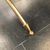 Coffee table in brass and opaline Raphael of the 1960s