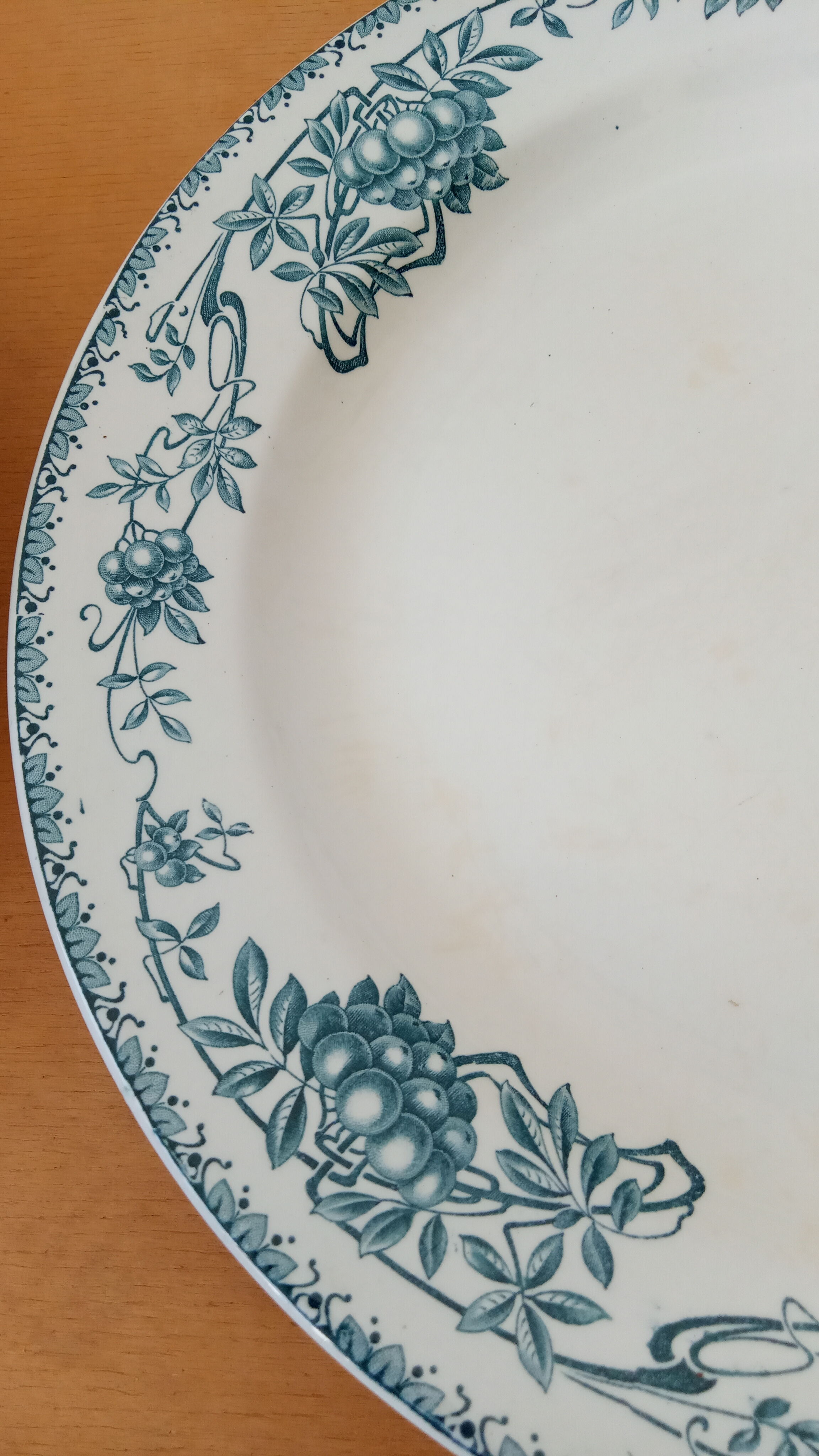 Duo of old serving dishes