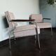 Fauteuil tchèque, 1960, métal, tissu et bois