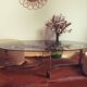 Table basse vintage années 70 Bauhaus Paul Legeard