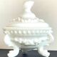 Vintage Opaline Glass Candy Box - France BOISSONS