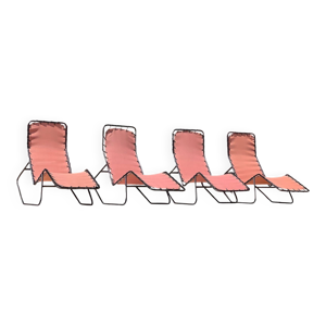 4 chaises longue ''Barwa''
