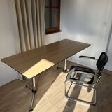 KITOS USM Haller desk in natural varnished beech veneer