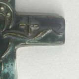 Vintage ceramic crucifix