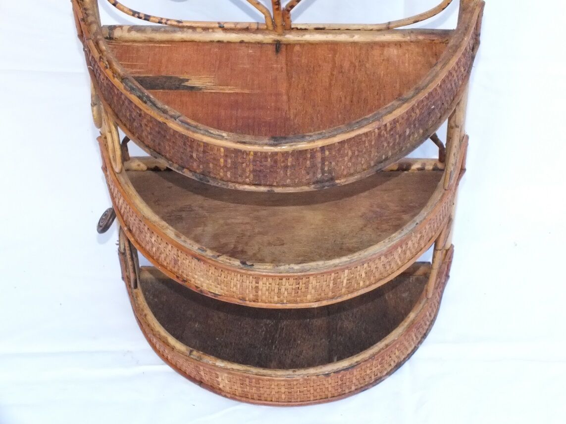 Rattan Peacock shelf