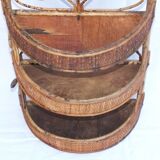 Rattan Peacock shelf