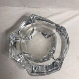 Cendrier cristal Daum grand modèle signé France vintage