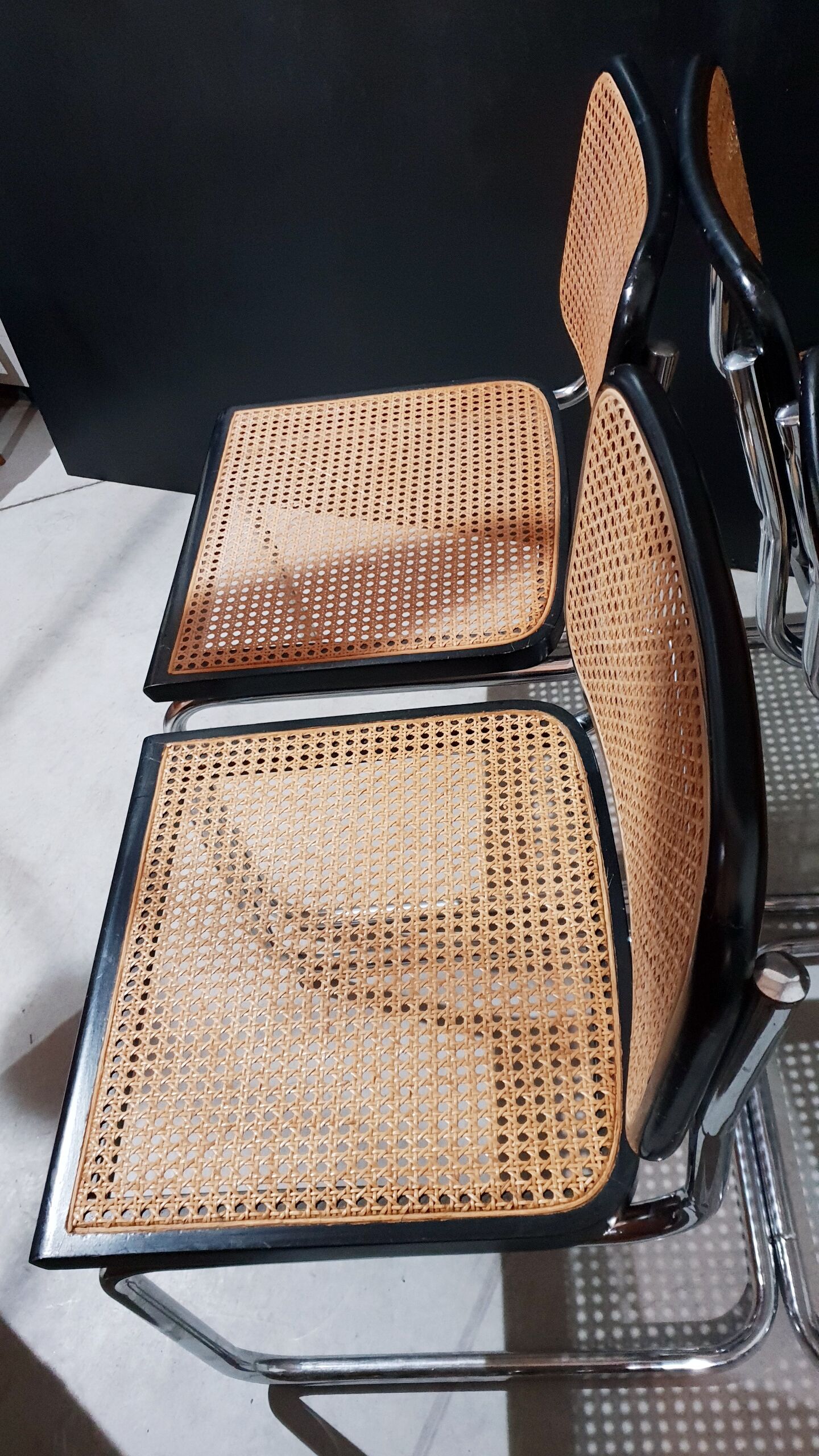 Marcel Breuer B32 cesca chairs