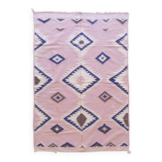 Pink Kilim Rug - 308 x 209 cm