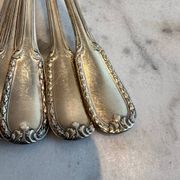 Lot de cinq cuillères en argent Bonlanger