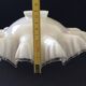 Old vintage white opaque glass ceiling light