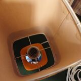 Orange bedside lamp year 70