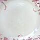 6 flat plates red iron earth longwy "reeds"