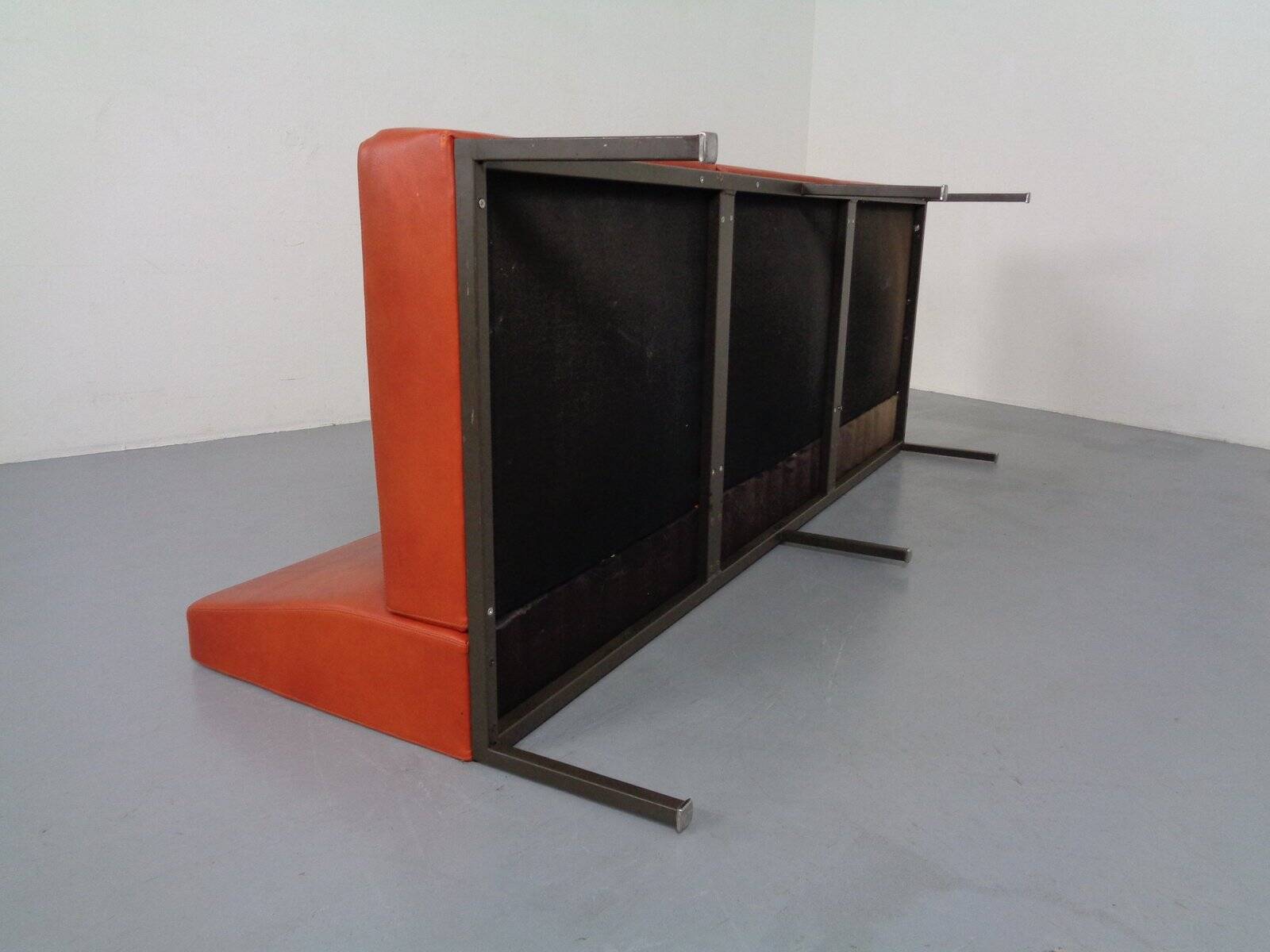 Minimalist 2-Seater and 3-Seater Bench, Germany, 1960s, Set of 2