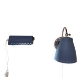 PAIR OF SCANDINAVIAN DESIGN WALL LIGHTS 1950.