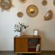 Small vintage 1960s display cabinet/TV unit