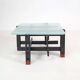 Wood and glass coffee table, Italy, c.1960
