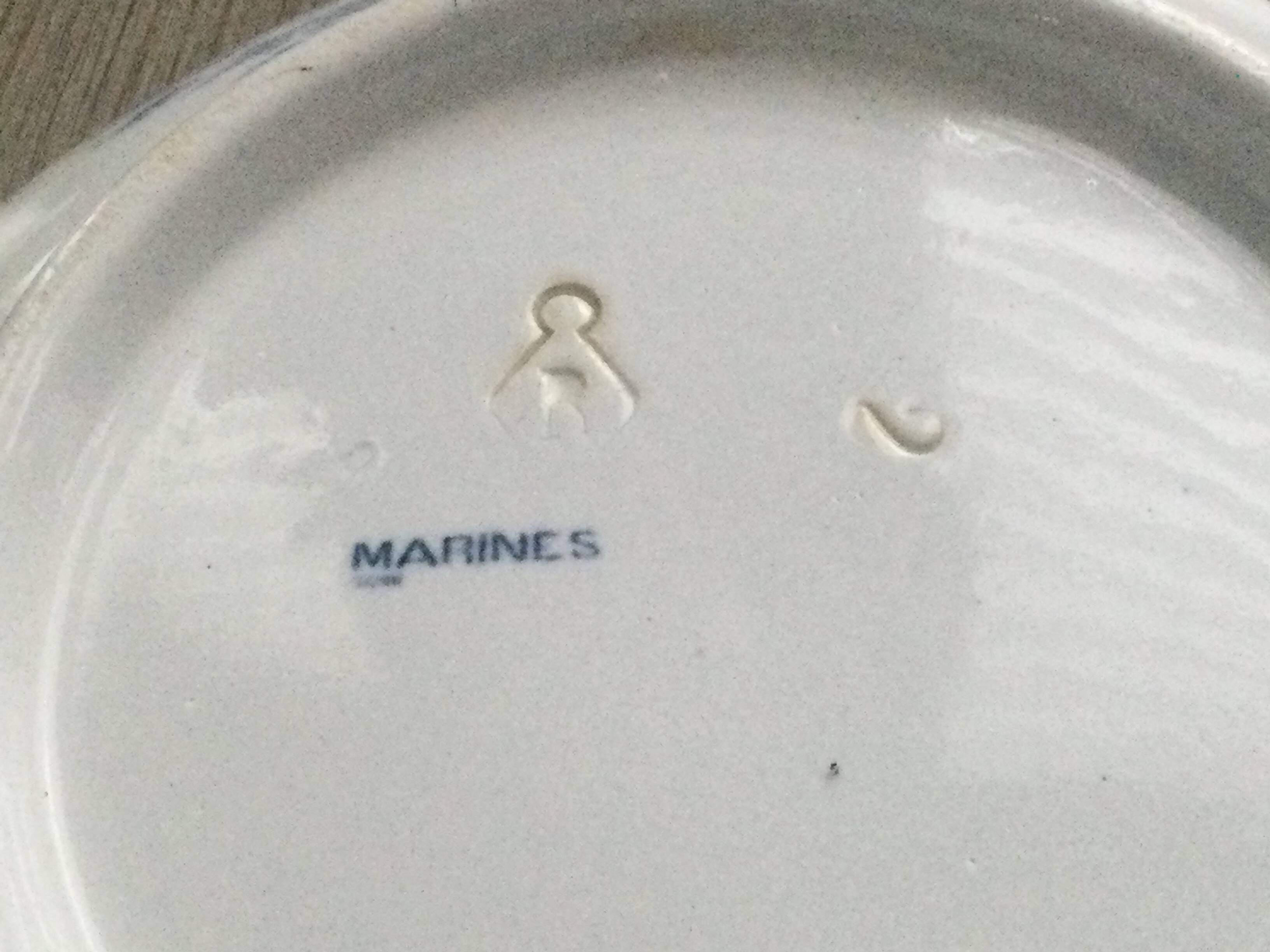 Marines ceramic dish