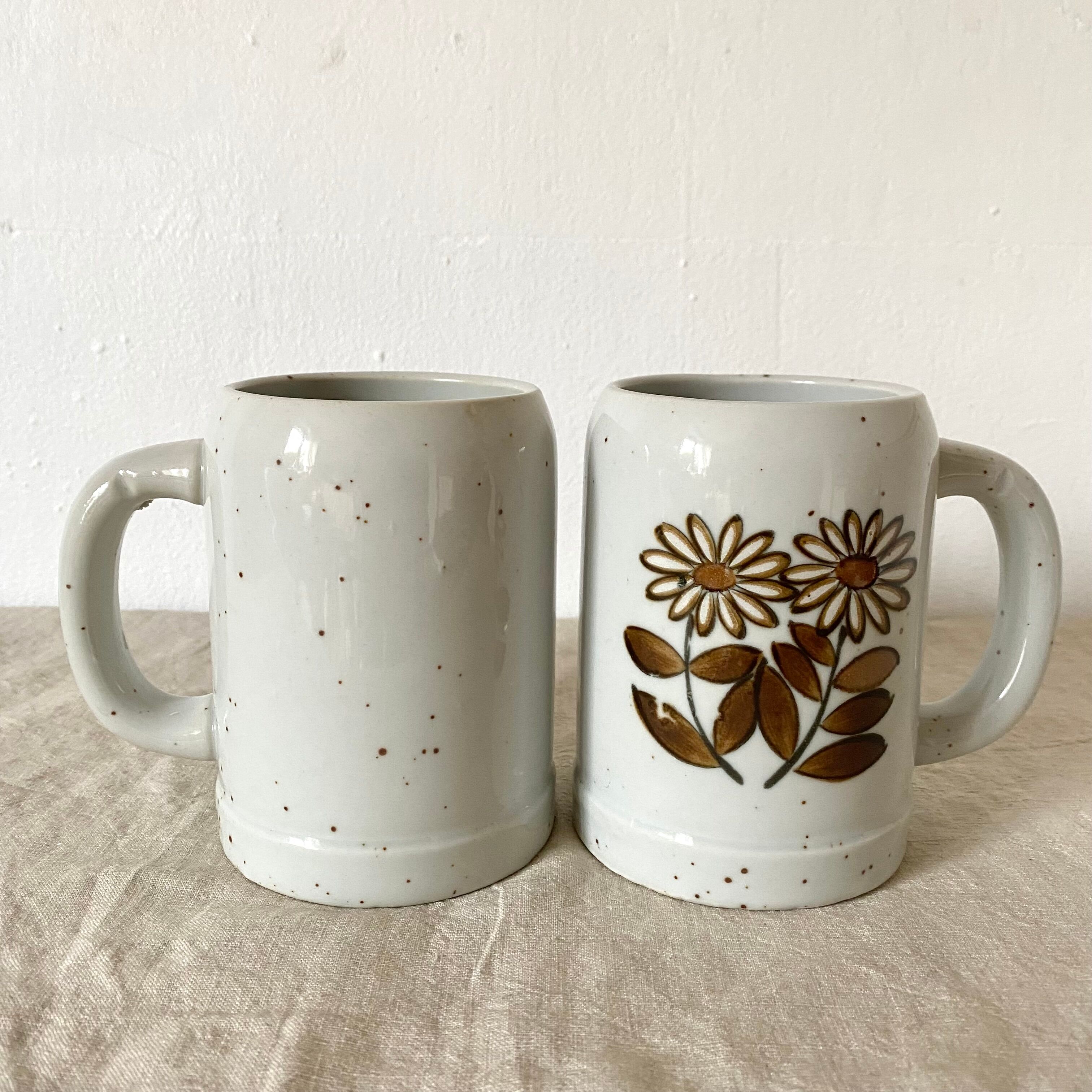Pair of vintage beer mugs