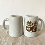 Pair of vintage beer mugs