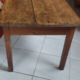 Low table in pine, one drawer