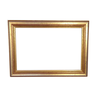 Frame wood gilding gold leaf 49x35 foliage