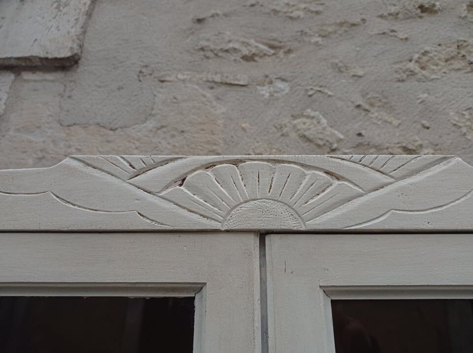 Parisian Art Deco glazed wardrobe