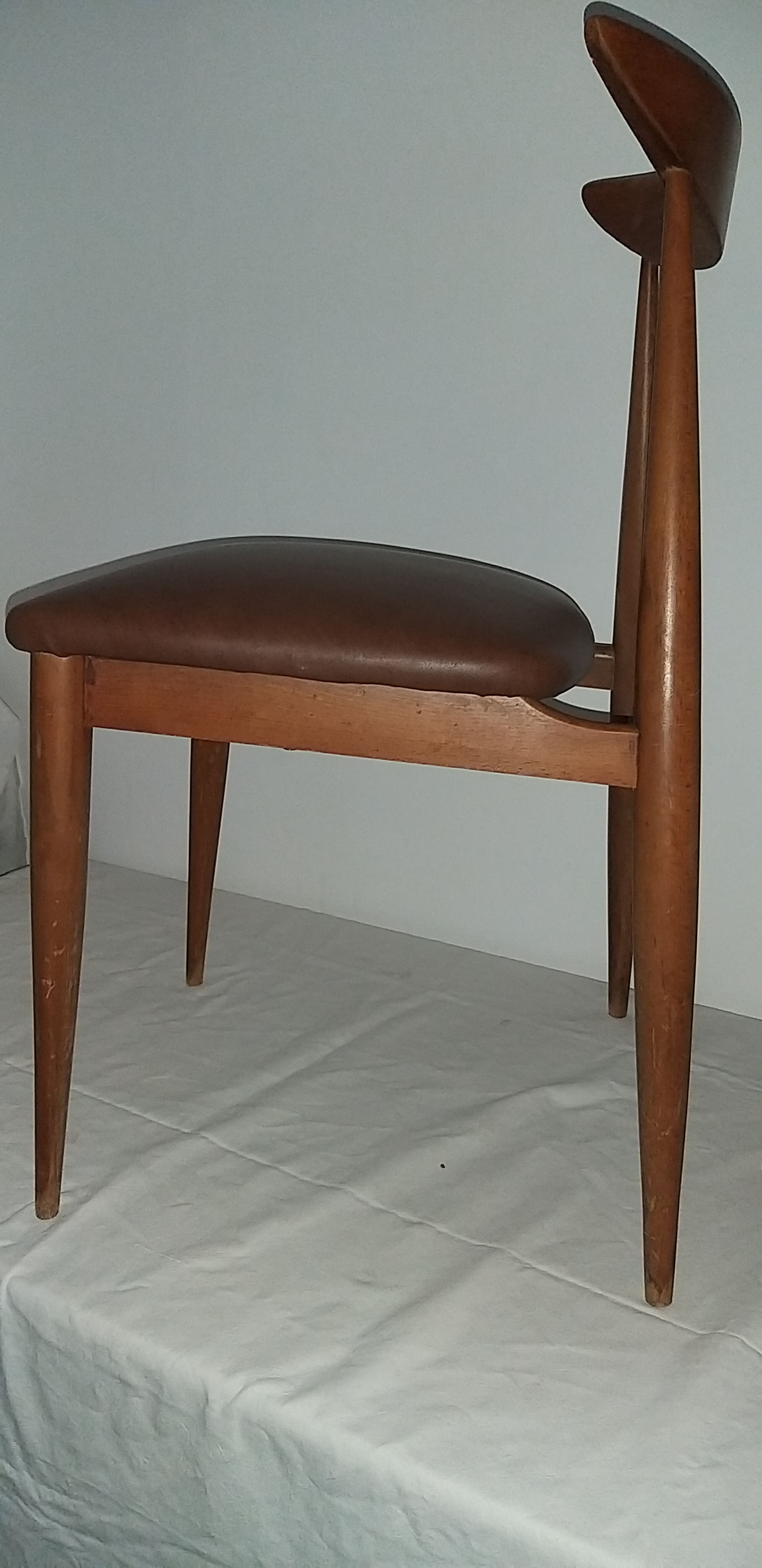 Set of 6 scandinavian chairs 50/60