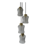 Old vintage cascade 4-light chandelier