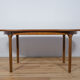 Mid century oval teak extendable dining table from mcintosh, 1960s