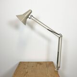 Vintage beige architect table lamp from fax, 1970s