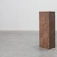 Rectangular red granite pedestal, Belgium, 20th century